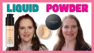 Is Liquid or Powder Foundation better for women over 40? Testing Bare Minerals.