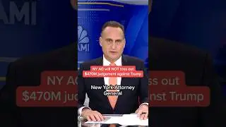 NY AG will NOT toss out $470m judgement against Trump