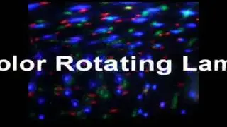 Cветодиодная лампа RGB LED Full color rotating lam