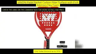 Padel Racket 3K/18K Carbon Fiber Surface Outdoor Sports With Eva Memory Flex