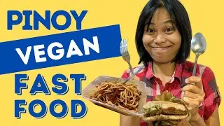 2 Pinoy vegan fast food options | vegan food Philippines | vegan fast food Filipino 🇵🇭