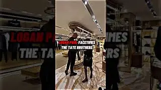 Logan paul Face-times the The Tate brothers! #beef #influencer #loganpaul