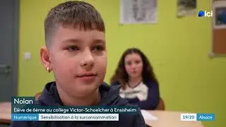 Reportage France 3 - Coll&egrave;ge Victor Schoelcher Ensisheim