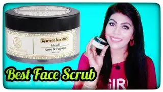 Khadi Ayurvedic Rose & Papaya Face Scrub | Honest Review | Menorah SG