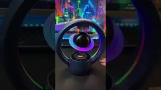 🌀 Magnetic Levitation Bluetooth Audio Speaker &ndash; Floating Desktop Ornament ✨ #shorts