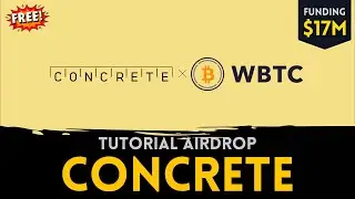 [GRATIS] Tutorial Airdrop Concrete Lengkap untuk Pemula !!