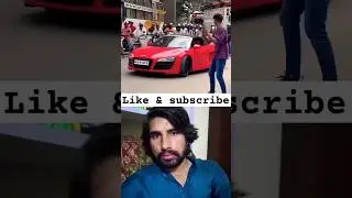 Red 🔴 audi sports car and lamborghini#reactvideo#subscribe