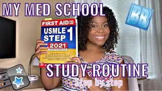My complete Med School Study Routine //Step by Step