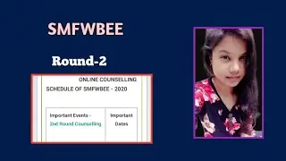 Round-2 Counselling Events| smfwb