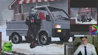 DIGITAL ART STREAM. How to get more art done. Daily art streams day 61