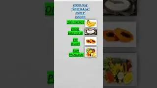 FOOD FOR YOUR BASIC DAILY ISSUES 👁👁#health #food #dailyissues #shorts #ytshorts