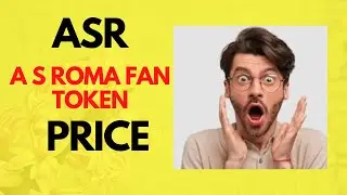 ASR Crypto ASR coin AS Roma fan token Price and Latest Update on ASR coin crypto.