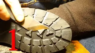 Наращиваем подошву на ботинках своими руками! Часть 1
