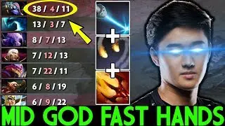 ABED [Tinker] Imba 10k Mid God Fast Hands 38 Kills Gameplay 7.22 Dota 2