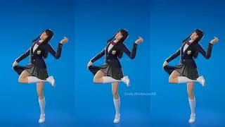 Fortnite The Spark Emote With Gogo Yubari Skin Thicc 🍑😜😍