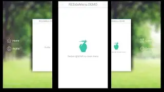 Android Reside Menu Swap with four Fragment | with source code