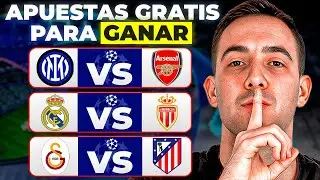 Las APUESTAS que Necesitas para GANAR en la Champions League (Gratis)