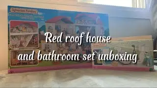 Red roof country house unboxing 🏠#unboxing #sylvanianfamilies #sylvaniancollector