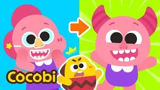 Eyes Nose Mouth Stickers | Songs for Kids | Cocobi