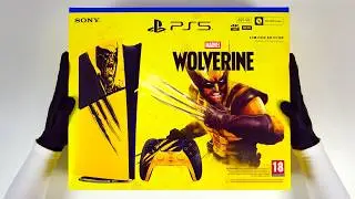 Unboxing The PS5 Marvel’s Wolverine Battle Yellow Limited Edition Console - ASMR