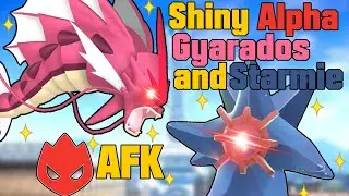 AFK SHINY ALPHA GYARADOS & STARMIE (Easy Method!) in Pok&eacute;mon Legends Z-A