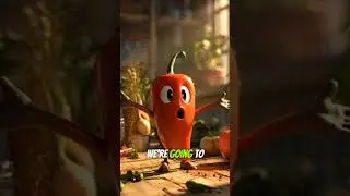 Friendly Red Chili Pepper Talks! 🌶️ Fun & Spicy Hindi Animation Short #shorts #talkingvegetables