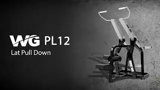 LAT PULL DOWN PLATE LOADED (WG PL12) | Imported Gym Machine