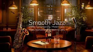 Smooth Jazz: Tenor Sax, Fender Rhodes, Double Bass - Late Night Study/Work/Relax Music