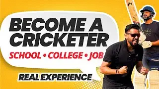 How To Become a Cricketer in India 🇮🇳 | Real Path from School to Ranji (My Experience)