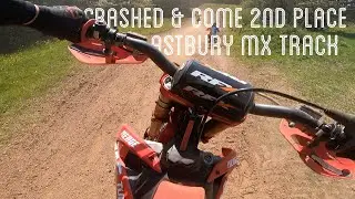 Astbury mx, crashed and come 2nd place