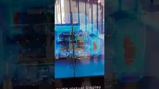 nissan crossing cafe in japan, 3d virtual experience, scale model city and pic printed on latte