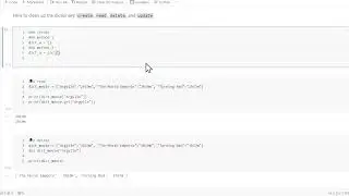 Python 101 Part9 - Dictionary