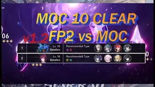 MOC 10 clear  Himeko & Dan Heng | Honkai  Star Rail | 1.2 | 1st