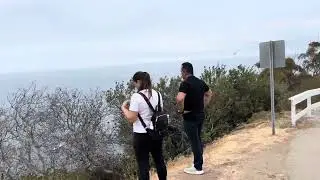 Overlook view of Avalon harbor CA