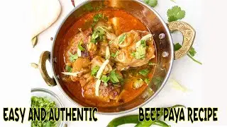 Authentic Mutton Paya Recipe: