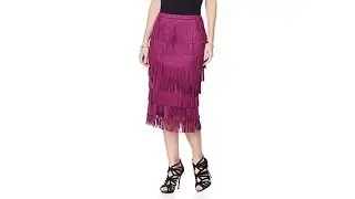 Serena Williams Layered Fringe Skirt