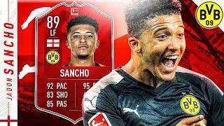 SHOULD YOU DO THE SBC?! 89 POTM JADON SANCHO REVIEW!! FIFA 20 Ultimate Team