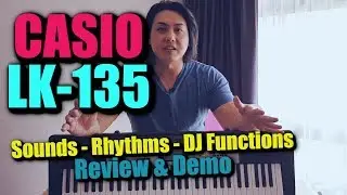 CASIO LK-135 | Sound & Rhythm Review + Demo