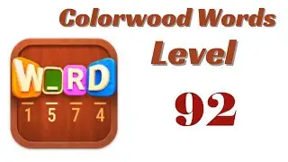 Colorwood Words Level 92 Answers | Colorwood Words - Cryptogram