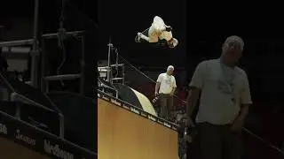 Gui Khury with 900 degrees of effortless spinning on the vert ramp. #skateboarding