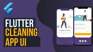 Cleaning App Login & Onboarding | Flutter Looks | Speed Code
