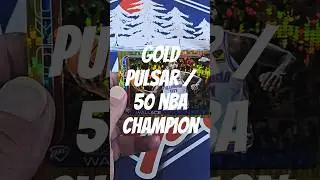 Gold Pulsar /50 NBA Champion - 2025/26 Topps Chrome Basketball Hanger Box #tradingcards #hobby #gold