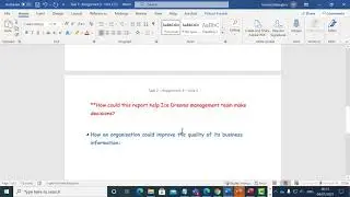 Management and Quality of Information