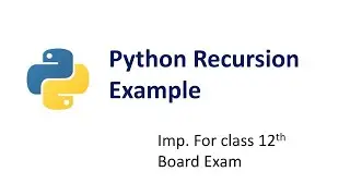 Recursion Example 1 | class 12 Board Exam