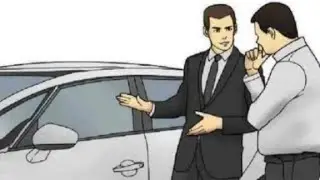 Slaps Roof of Car