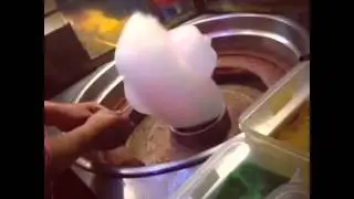 Flower cotton candy