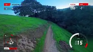 Pleasanton Ridge- Valle Vista flow trail dusk ride