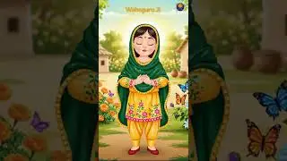 Waheguru Simran by Girl | Soulful Meditation | Peaceful Divine Vibes  #sikhprayer #waheguru #simran