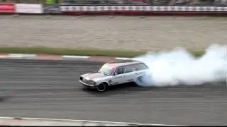 Mercedes diesel drift in Bikernieki