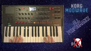 KORG Modwave All PERFORMACE | No Talking#korg#modwave
